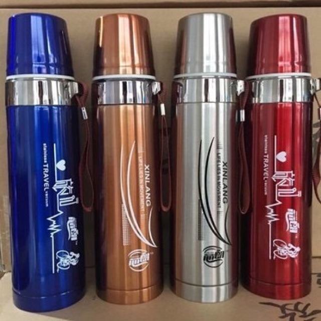 Bình giữ nhiệt cao cấp 800ml ruột Inox