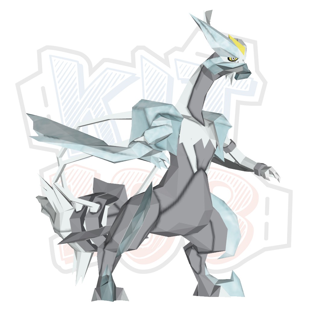 Mô hình giấy Anime Game Pokemon White Kyurem