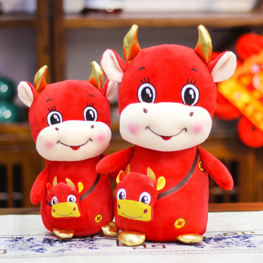 đồ chơi nhồi bông Hình Bò Sữa Đáng Yêu