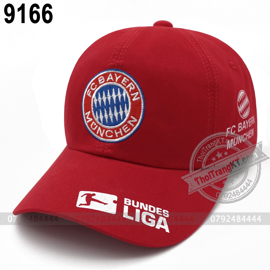 [CHUYÊN SỈ] Nón kết, nón lưỡi trai, mũ nón bóng đá Bayern Munich