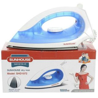 Bàn là khô sunhouse shd1072 màu xanh - hồng