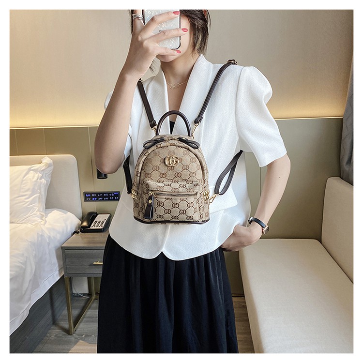 [RẺ NHẤT SHOPEE] Balo gucci nữ mini kiêm túi đeo chéo CG-450 , chất da mềm dữ fom cực tốt, chống nước, balo công sở