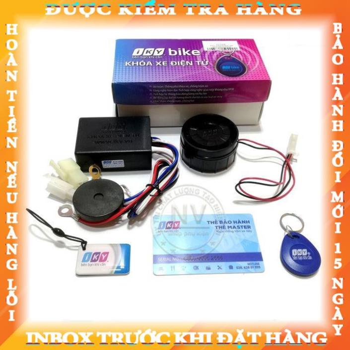 Khóa Chống Trộm Xe Máy, Khoá Xe Thẻ Từ Thông Minh iky bike daudai