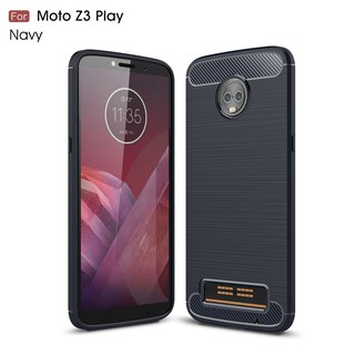 Ốp điện thoại cao su mềm mỏng đơn giản thời trang cho Motorola Moto Z3 Play