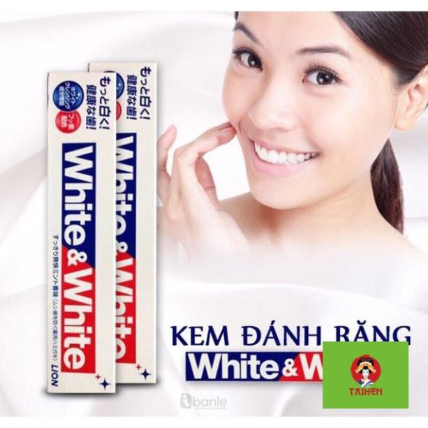 Kem Đánh Răng WHITE &amp; WHITE Nhật Bản