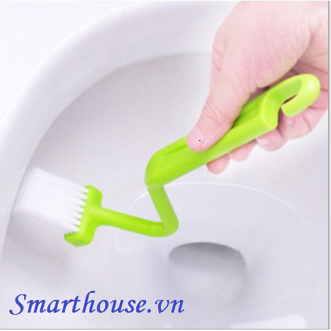 Bàn chải cọ vệ sinh,toilet có móc treo tiện lợi thiết kế chữ V TL18