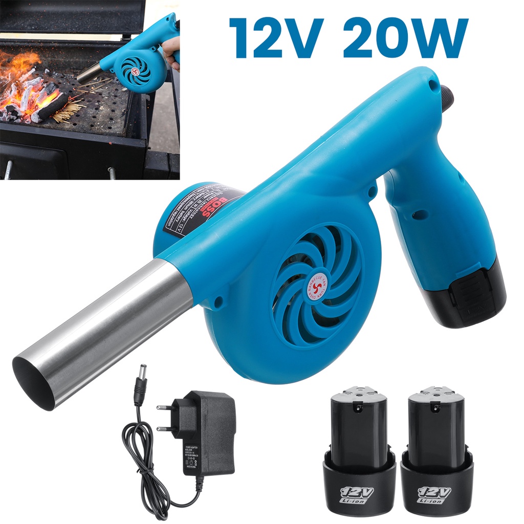 Quạt Điện Thổi Lửa Nướng BBQ Không Dây Sử Dụng Pin Lithium