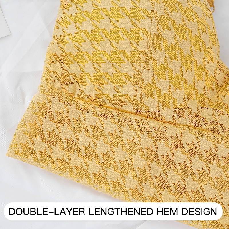 Áo ngực ECMLN hai dây cổ chữ V khoét sâu dáng lửng gợi cảm dành cho nữ