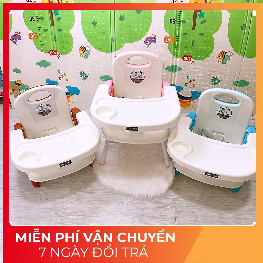 Ghế Ăn Dặm SEATS KÈM CHÂN SẮT Đa Năng Chính Hãng Đầy Đủ Phụ Kiện Gấp Gọn CC