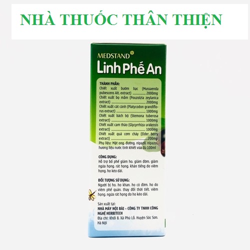 LINH PHẾ AN – Hỗ trợ bổ phế, giảm ho, loãng đờm, giảm ngứa họng, rát họng, khản tiếng ở trẻ nhỏ