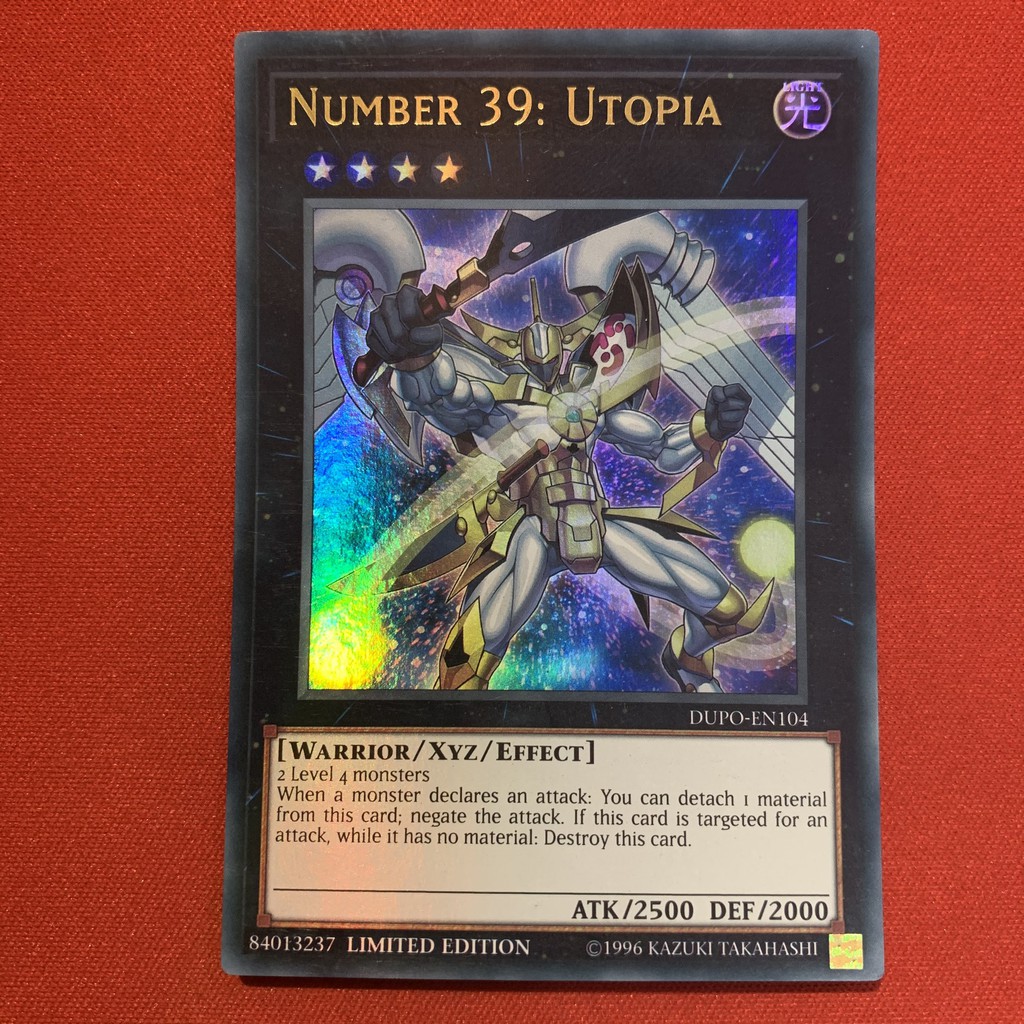 [EN-JP][Thẻ Bài Yugioh Chính Hãng] Number 39: Utopia