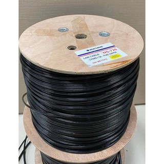 (Cuộn 500m) Dây mạng, cáp camera 4 lõi có dầu, bọc bạc, có cường lực, chuẩn đồng nguyên chất mã Nasun NS-726