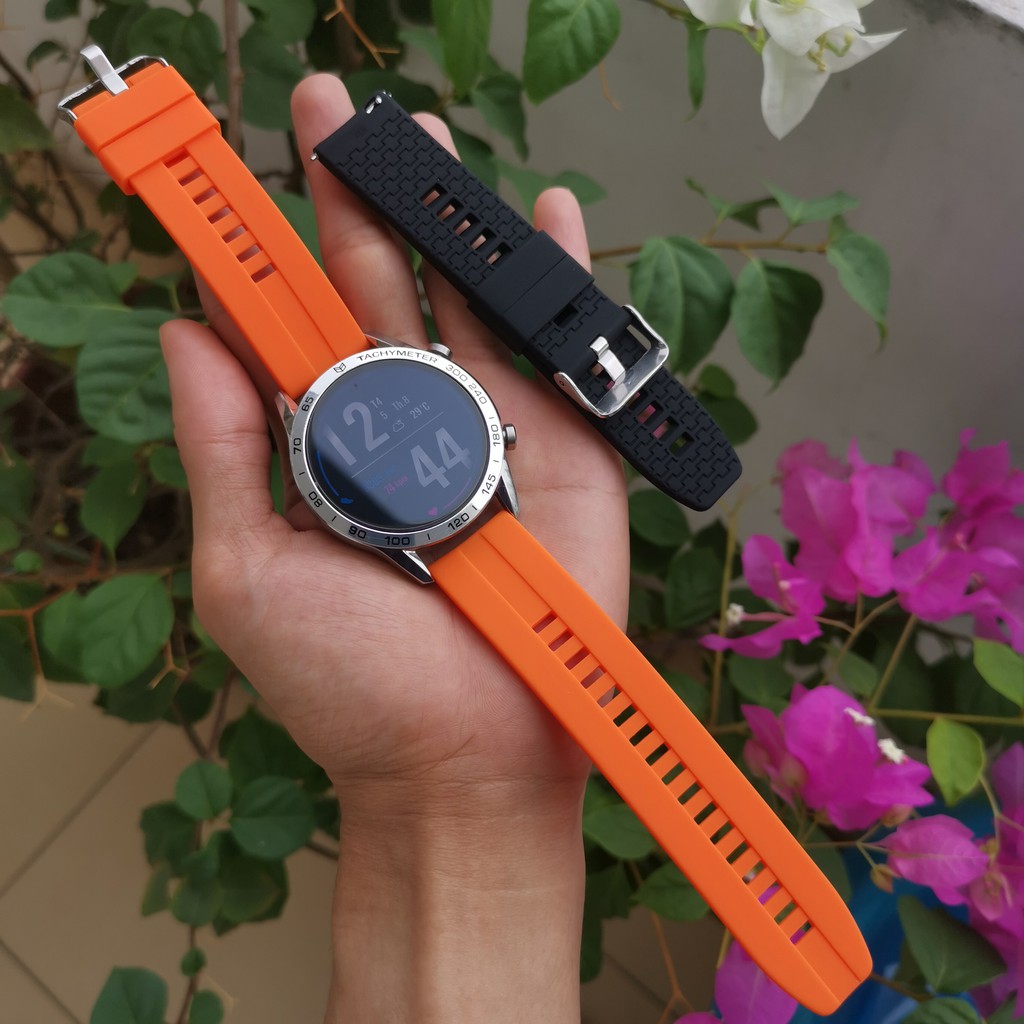 Dây Smartwatch Silicon Solar Mềm Thoáng - Hàng Sikai Chính Hãng