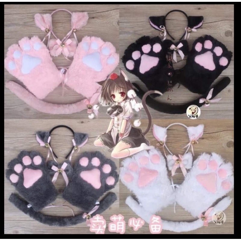 Set cosplay mèo