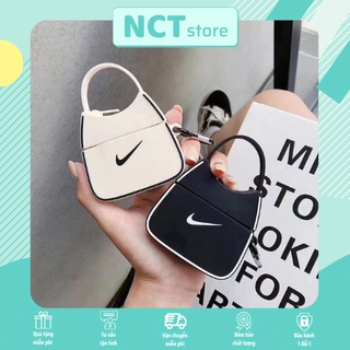 Vỏ Bao Case Airpod Bảo Vệ Airpods 1 2 Pro Silicone Cao Cấp Hình Túi Xách Bag Nike Hàng Loại 1 Dày Dặn - NCTstore