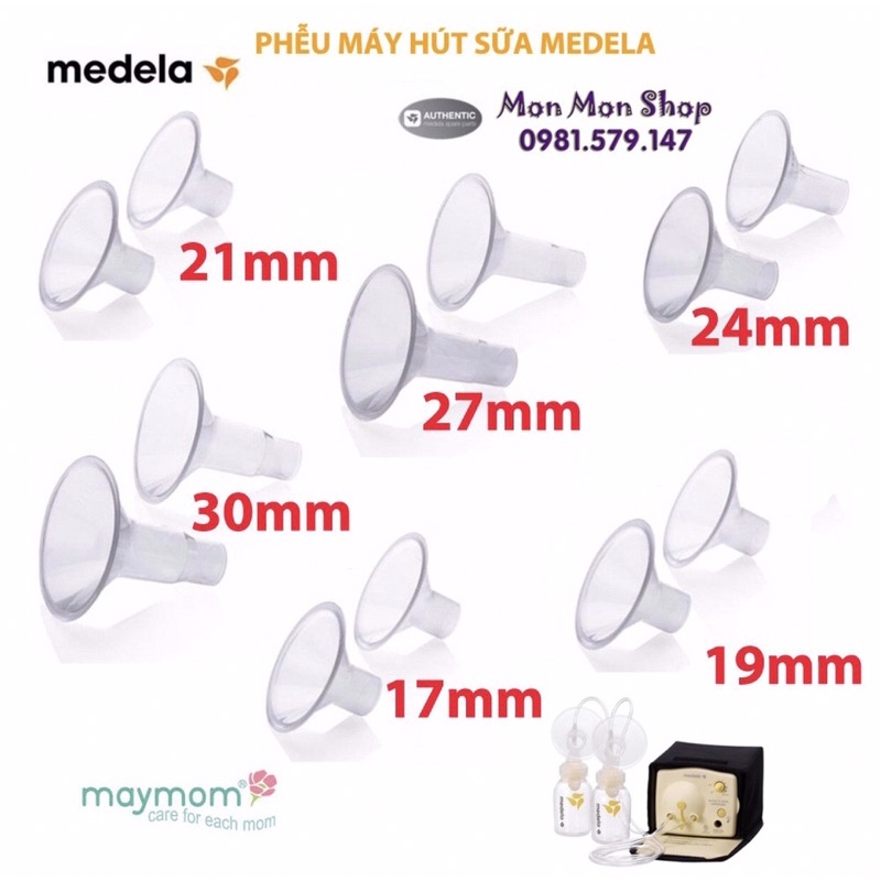 Phễu hút sữa size 19 thay thế máy MEDELA( giá 1 cái )