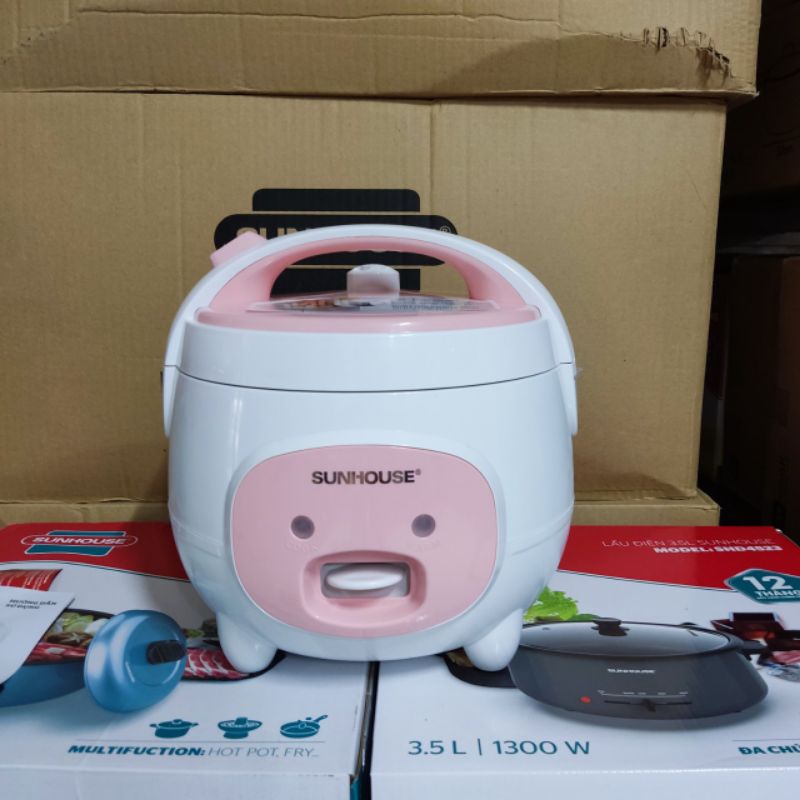 NỒI CƠM ĐIỆN 1.2L SUNHOUSE SHD8217W hàng chính hãng giá rẻ
