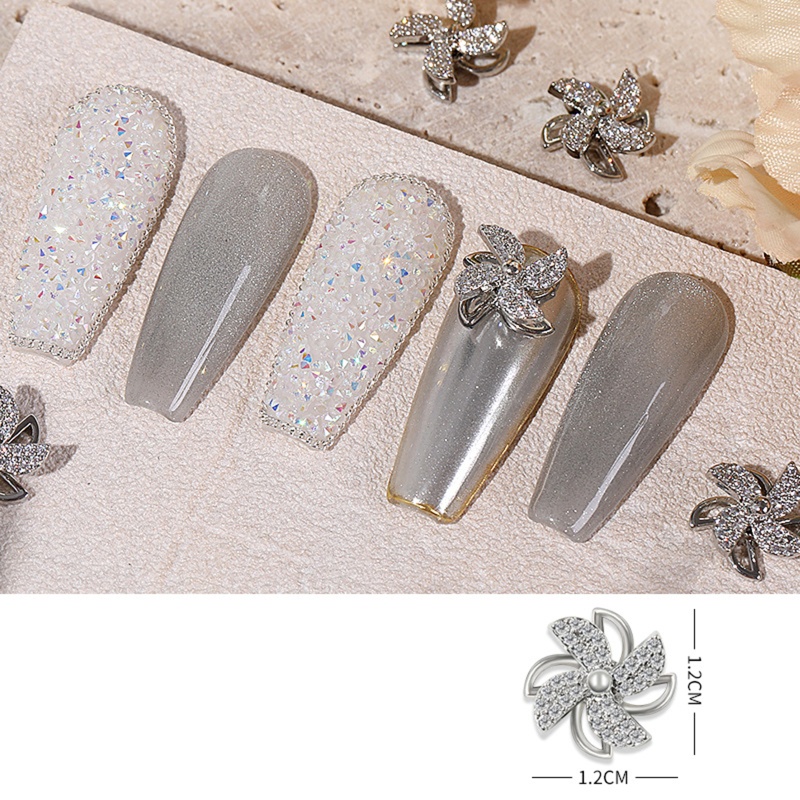 Cối Xay Gió 3D Trang Trí Móng Tay Giải Tỏa Căng Thẳng