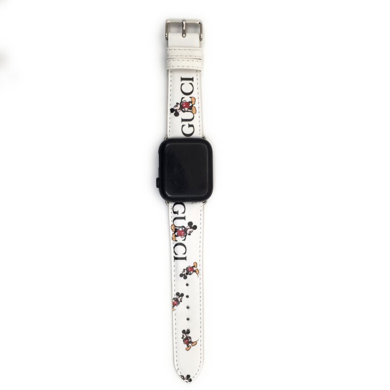 Dây đeo bằng da thời trang cho đồng hồ thông minh Apple Watch 4 / 3 / 2 / 1 38mm / 42mm / 40mm / 44mm