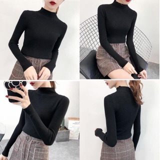 Áo len cổ 3p