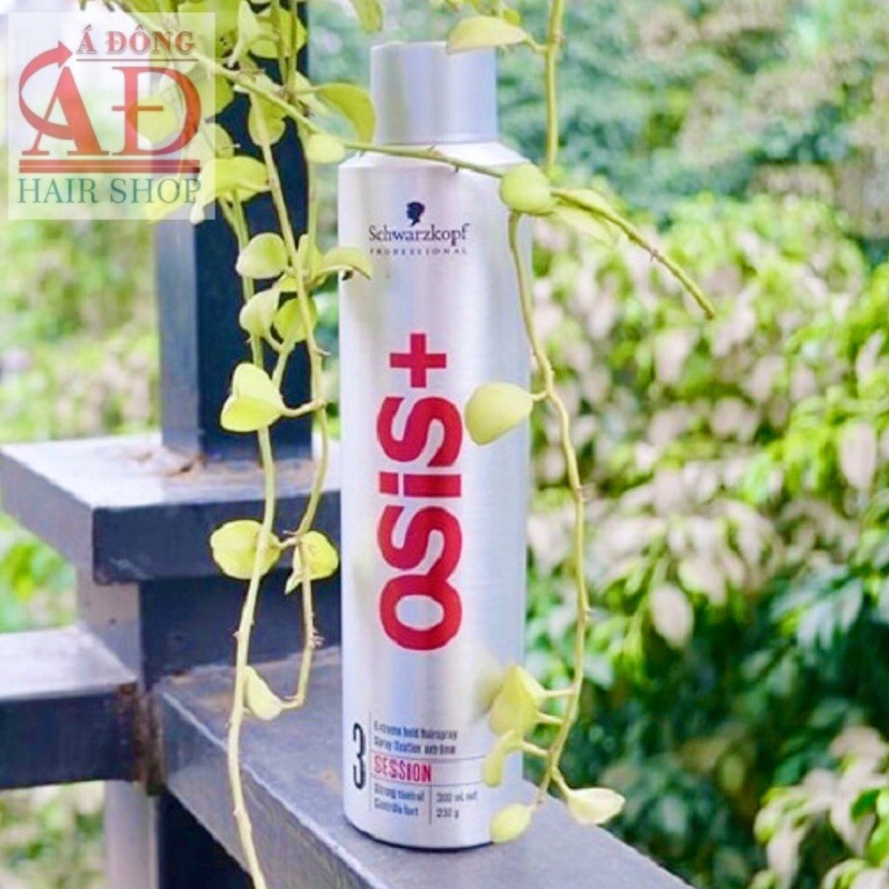 [Chính hãng] [Siêu rẻ] Gôm xịt tóc giữ nếp cứng Schwarzkopf OSiS + 3 Session Extreme Hold Hairspray 300ml