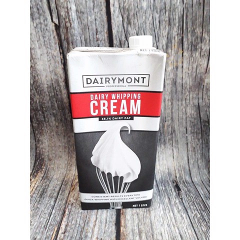 Kem sữa Whipping Cream Dairymont  ⚡ GIÁ TỐT NHẤT ⚡ kem sữa được dùng làm kem trang trí mặt bánh