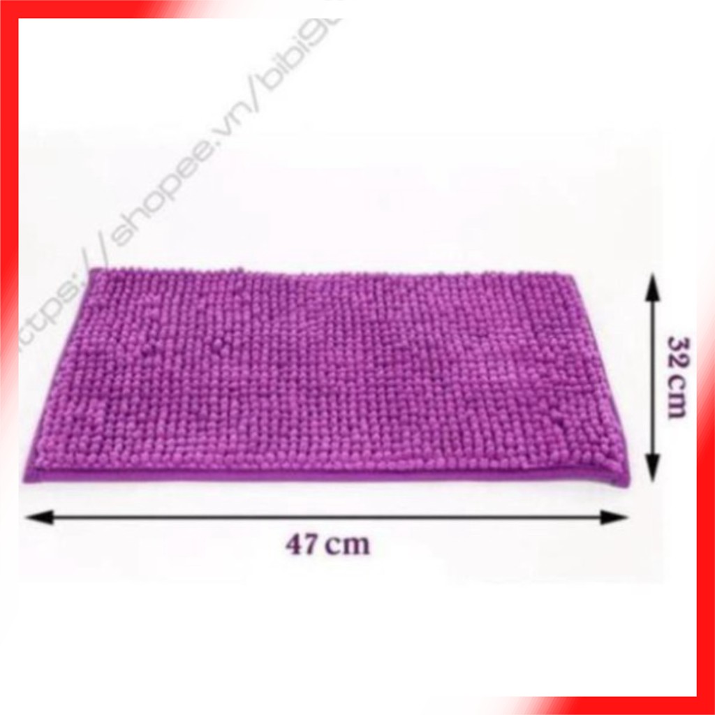 Hàng hot -  Thảm chùi chân san hô chất liệu vải tổng hợp siêu thấm hút 32x47cm