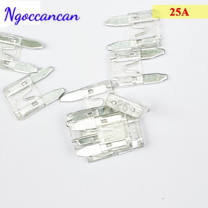 10 Cầu Chì Ô Tô Xe Hơi Chân Nhỏ 5A, 10A, 15A, 20A, 25A, 30A