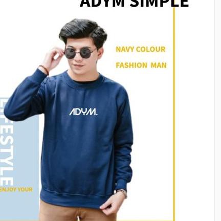 Áo Nỉ Cổ Tròn Dài Tay Màu Đen Thời Trang Nam Nữ | BigBuy360 - bigbuy360.vn