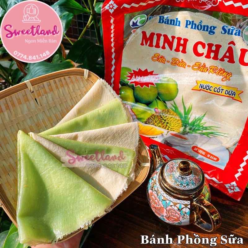 [LOẠI 1] Bánh Phồng Sữa/ Bánh Tráng Sữa - Đặc sản Bến Tre