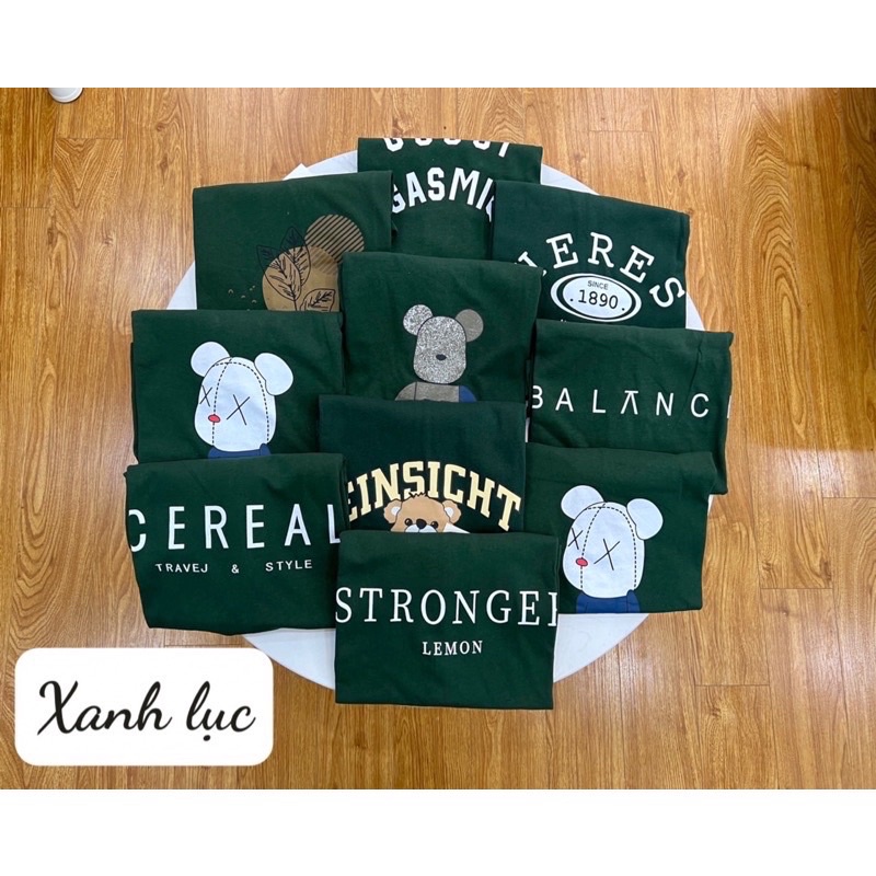 Áo thun 3158 Quảng Châu cotton khô CHỌN MÀU KHÔNG CHỌN MẪU