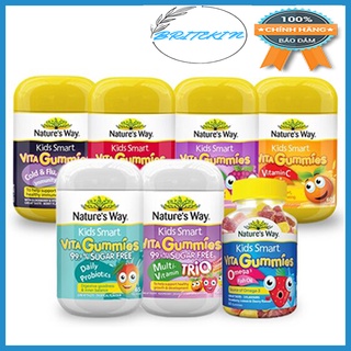 [NHẬP KHẨU CHÍNH NGẠCH] Kẹo Gum Bổ Sung Vitamin Cho Bé Gummies Nature's Way [Úc]