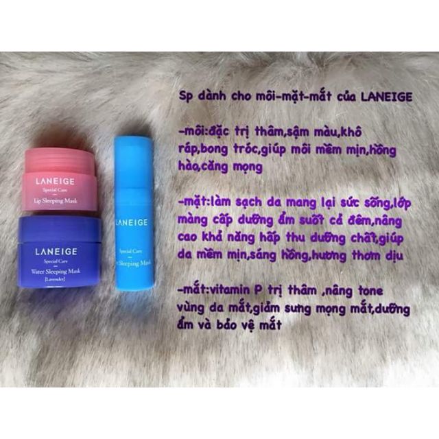 15ml.3. Mặt nạ ngủ cho môi Laneige Lip Sleeping