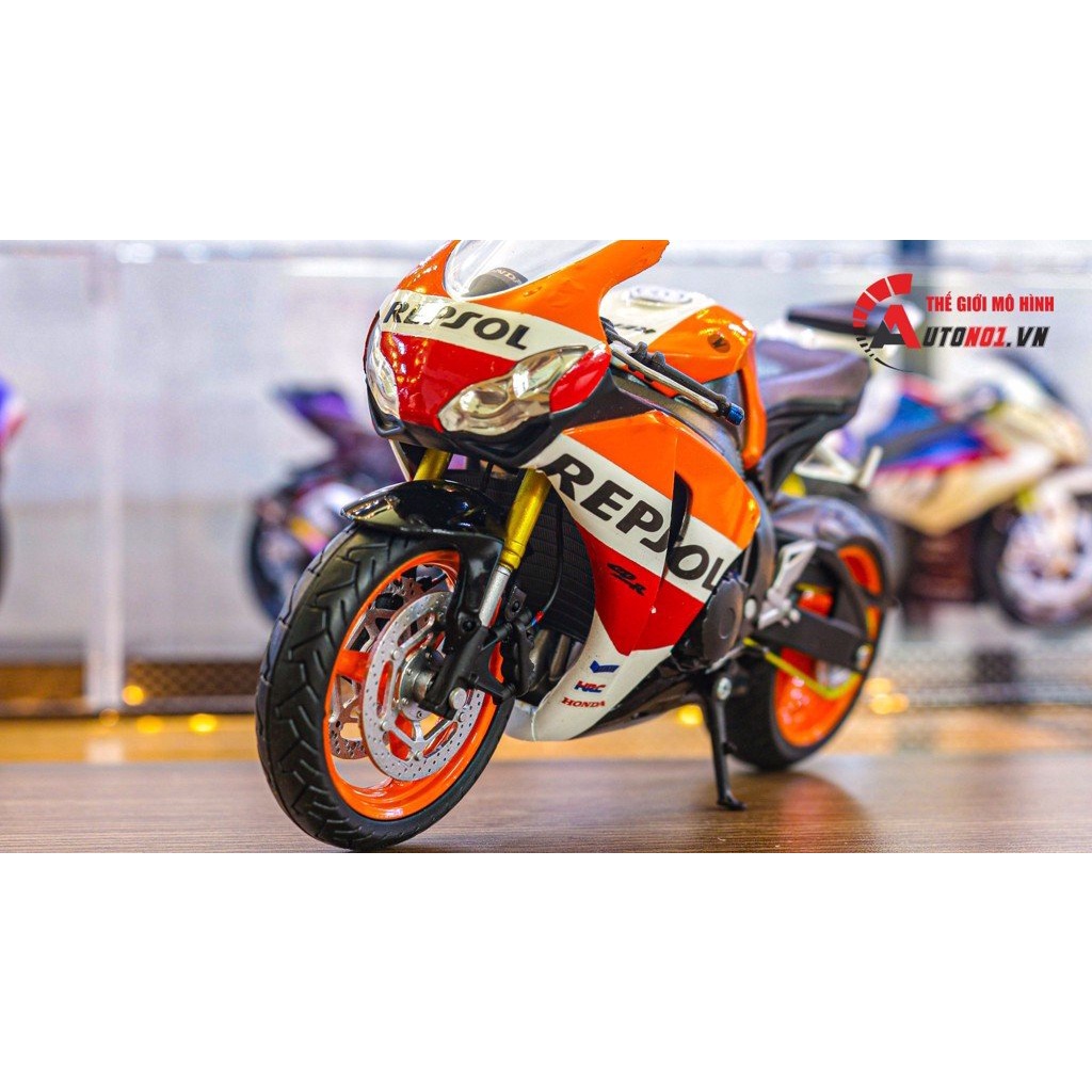 MÔ HÌNH XE ĐỘ HONDA CBR 1000RR CUSTOM REPSOL 1:12 AUTONO1 D198