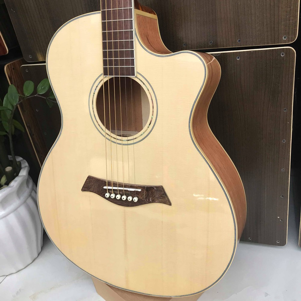 Đàn guitar SVA4 cao cấp - Gỗ hồng đào có ty - Khóa đúc không rỉ - Tặng full phụ kiện