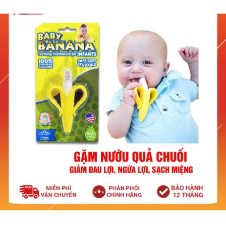 Gặm Nướu Hình Chuối Baby Banana Cao Cấp Cho Bé