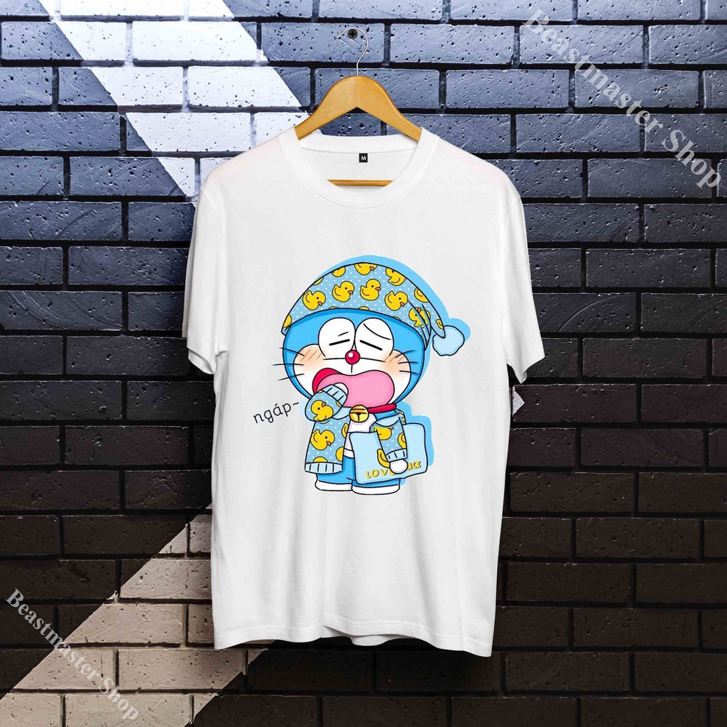 Áo Thun Doraemon Mèo máy Doremon nam giá rẻ cute cực chất dễ thương ngắn tay O12DRM101