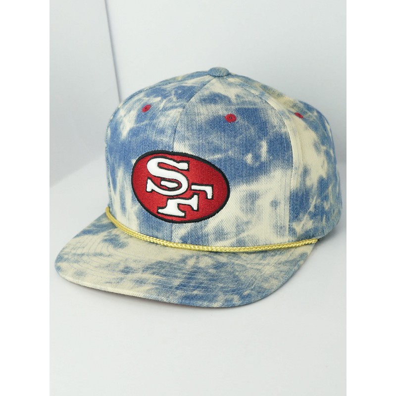 MŨ NÓN SNAPBACK MITCHELL AND NESS NBA ACID WASH DENIM CAP