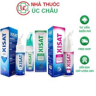 Xịt mũi XISAT, Nước biển sâu sạch thông mũi em bé và người lớn Xisat