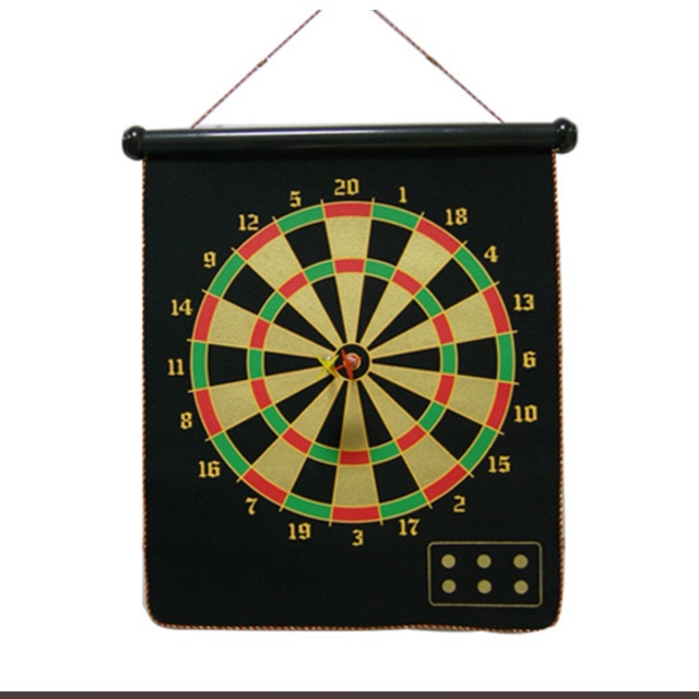 Bảng phi tiêu nam châm 2 mặt 12inch (4 phi tiêu)
