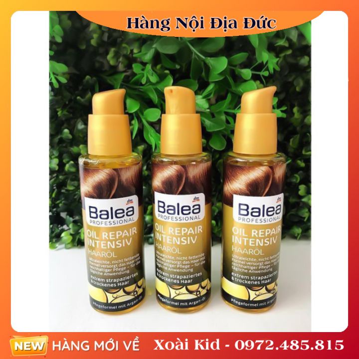 [Hàng nội địa Đức] Tinh dầu dưỡng tóc Balea của Đức giúp tóc mềm mại