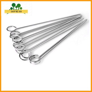 [ Rẻ Vô Địch ]Bộ 10 que Xiên thịt bằng inox dùng cho bếp nướng