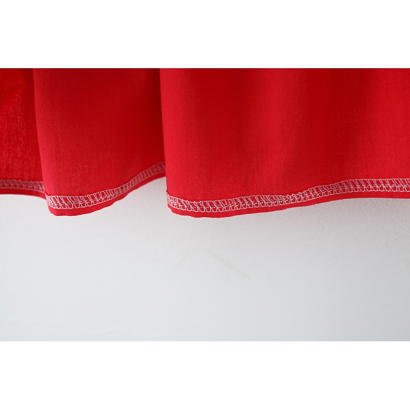 Váy bé gái sát nách cổ bèo hoa nhí D802