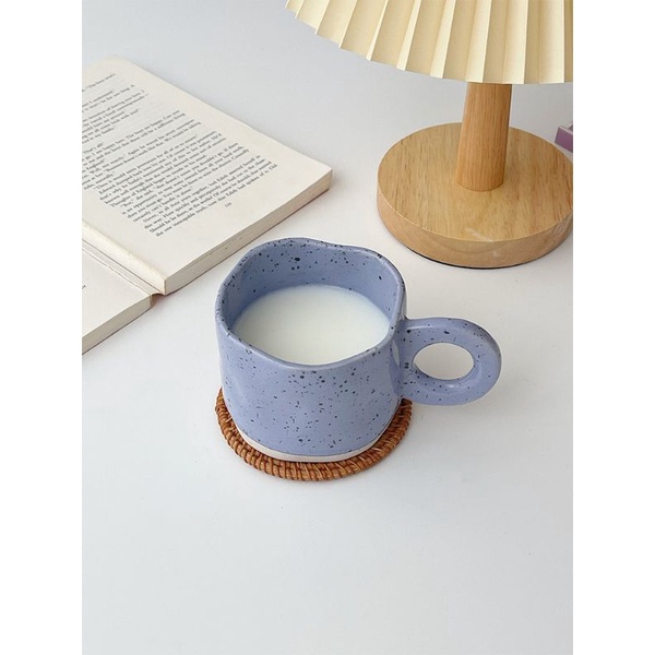 Ly cốc sứ vẩy mực Hàn Quốc | Ink Splash Mug