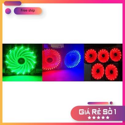 Hàng Chất Lượng Fan Led 33 Bóng Đèn Led 12cm Làm Mát Cho Case Máy Tính - Được Chọn Màu - Có Ốc Bắt Kèm Theo
