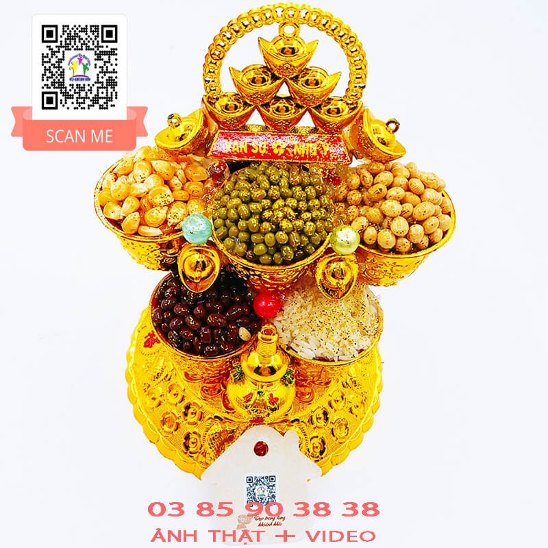 Tháp Tỏi Thần Tài - Bông Tỏi Thần Tài Ngũ Cốc Như Ý TỎI CÁT TƯỜNG | BigBuy360 - bigbuy360.vn