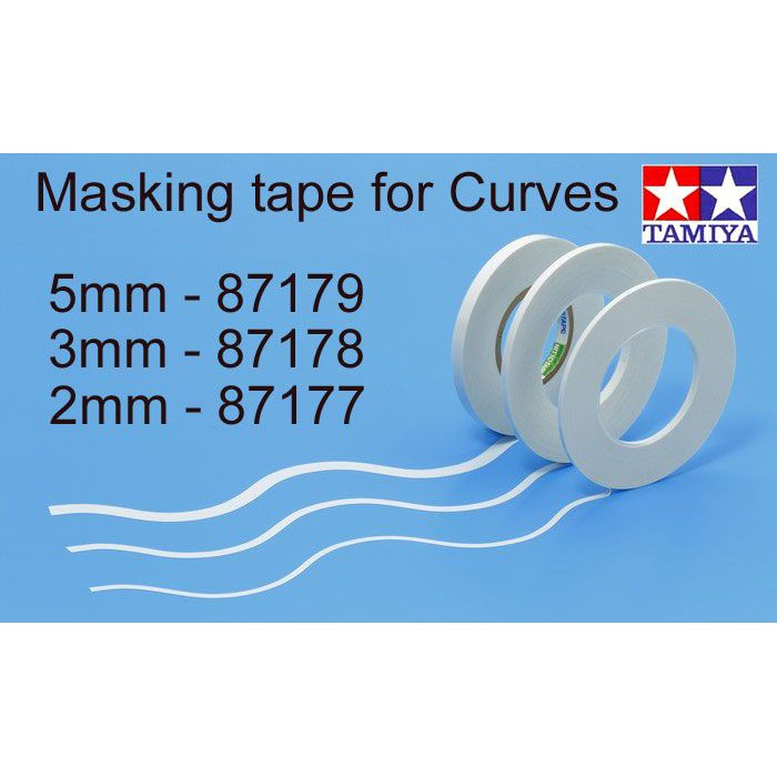 Dụng cụ che sơn Băng dính cong Masking tape for Currves Tamiya hobby tool