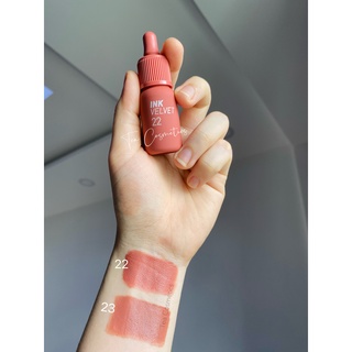 Son peripera ink velvet 22 và 23 nude