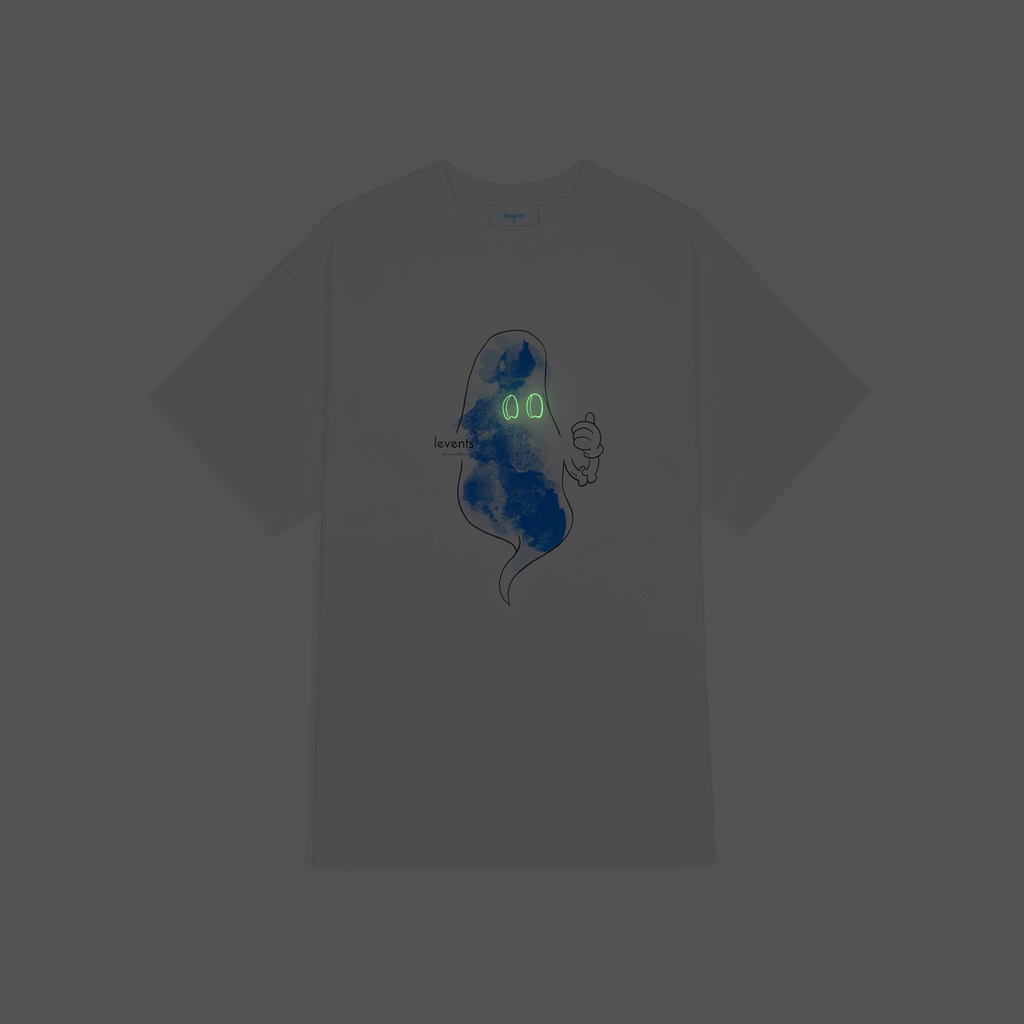 Áo Thun Levents Chubby Ghost/ White