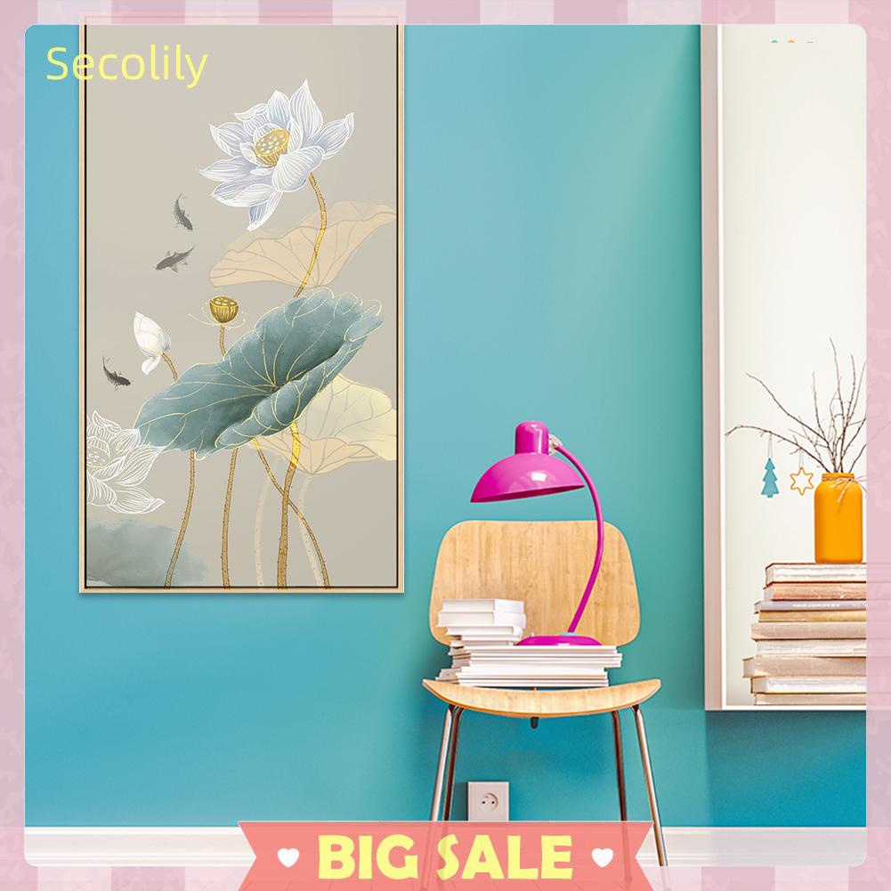 Bộ Tranh Thêu Chữ Thập Tự Làm Hình Hoa Sen 11CT